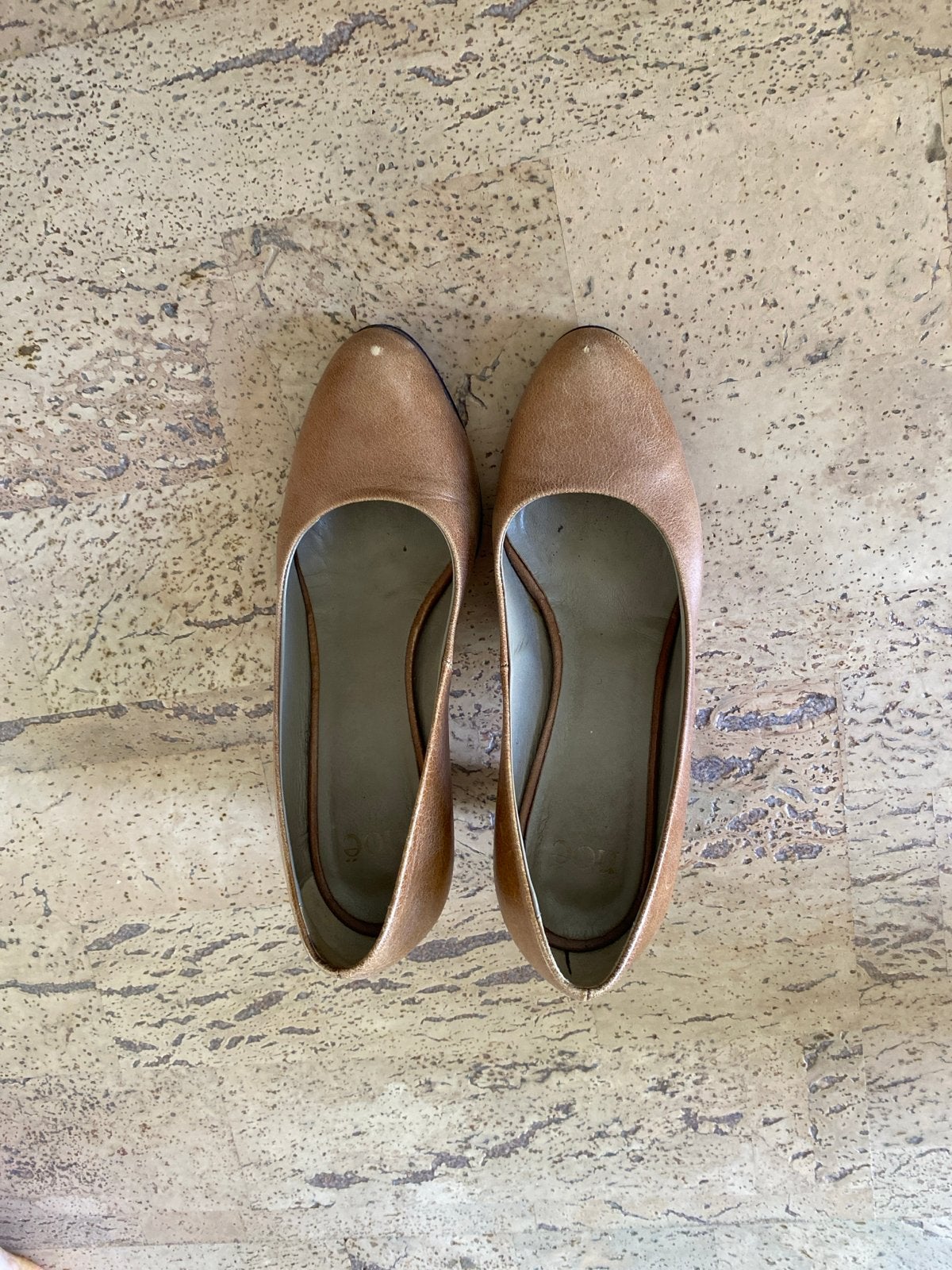 Noë Bruine pumps met hak maat 38, Ophalen of Verzenden, Gedragen, Bruin, Pumps