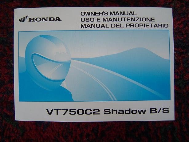 Honda VT750 C2 Shadow B/S 2009 motorcycle owner's manual, Ophalen of Verzenden, Honda