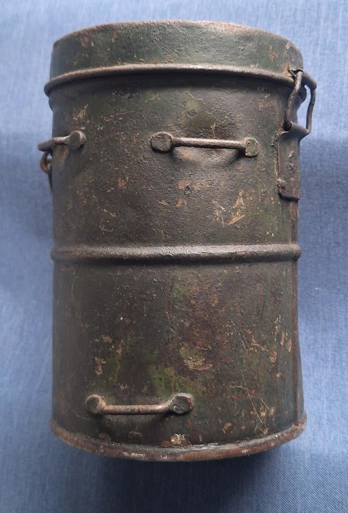Duitse gasmasker bus EERSTE WERELDOORLOG 1914-1918., Ophalen of Verzenden, Landmacht, Duitsland
