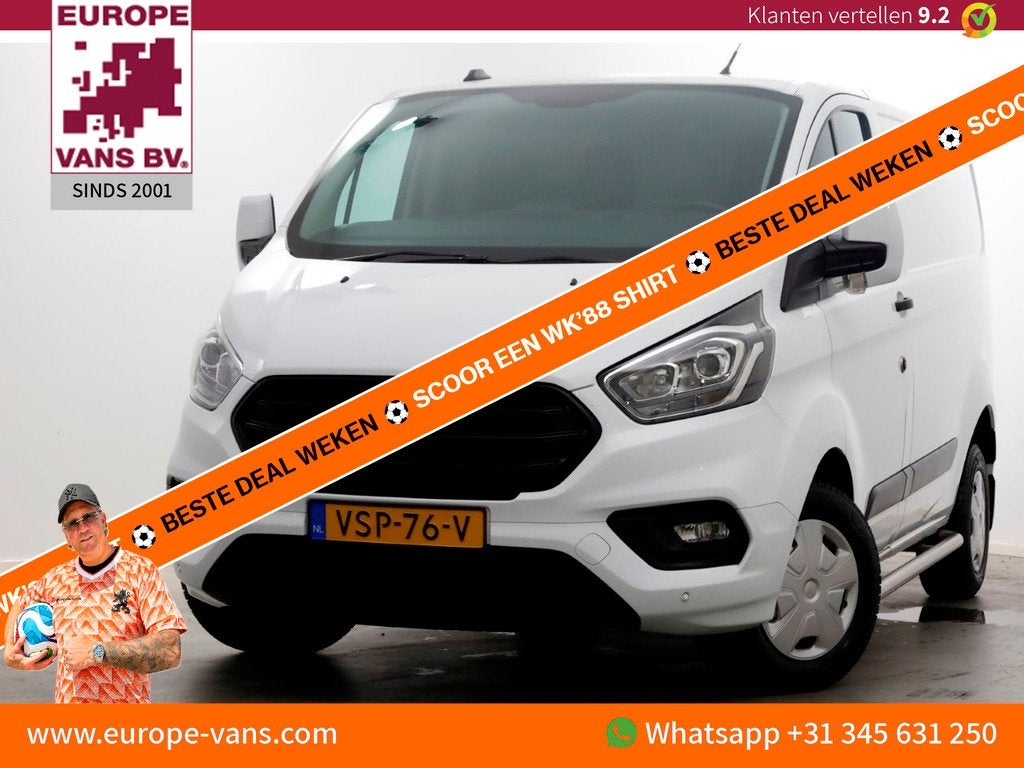 Ford Transit Custom 2.0 TDCI L1H1 Trend Airco/PDC 11-2022, Voorwielaandrijving, Euro 6, 4 cilinders, 2500 kg