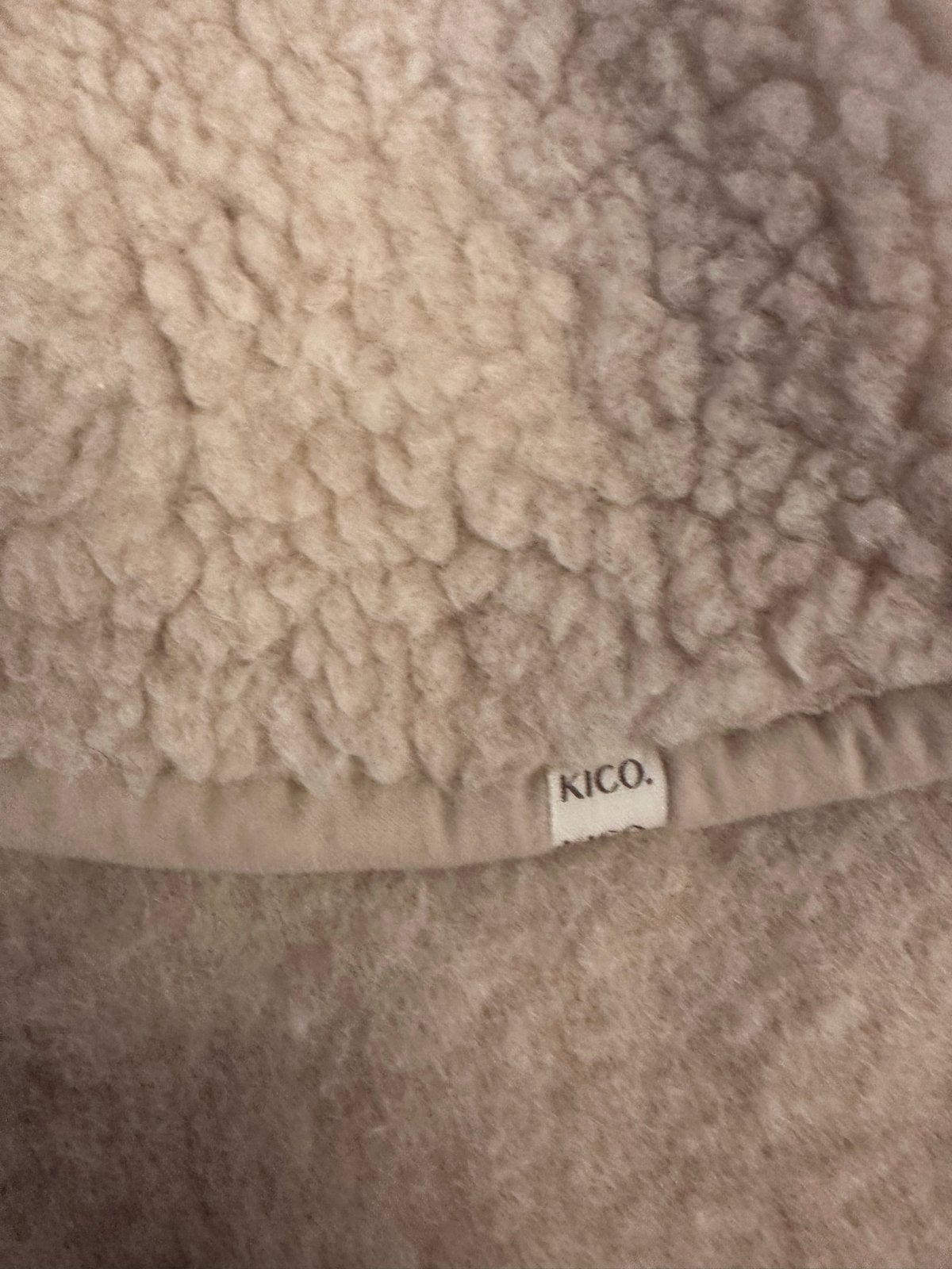 Kico wollen wikkeldeken voor Maxi-Cosi - Beige, Kinderen en Baby's, Gebruikt, Beige, Temperatuurregulerend, Deken