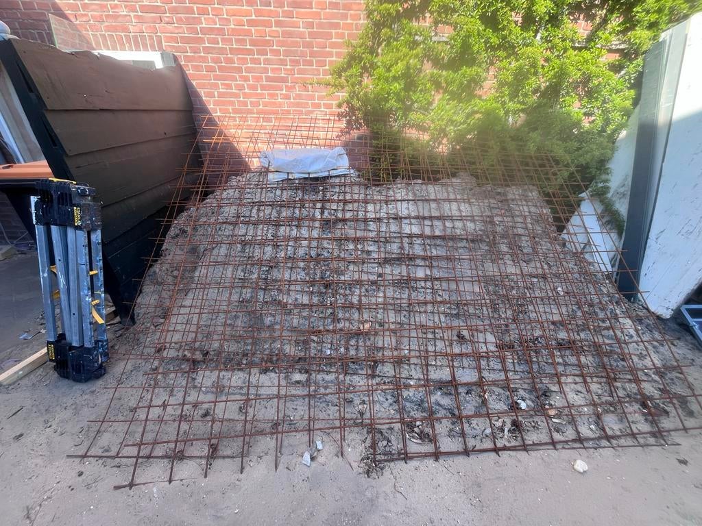 4 x Bouwstaalmat 2x3m - Ideaal voor betonwapening, Ophalen, Nieuw, IJzer