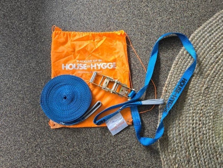 House of Hygge Slackline Kit 15m, Ophalen of Verzenden, Zo goed als nieuw