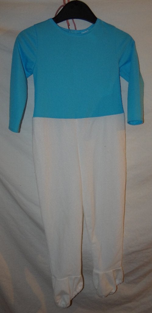 Leuk wit/blauw SMURF pak (zonder muts), Ophalen of Verzenden, Gebruikt, 104 of kleiner, Jongen of Meisje