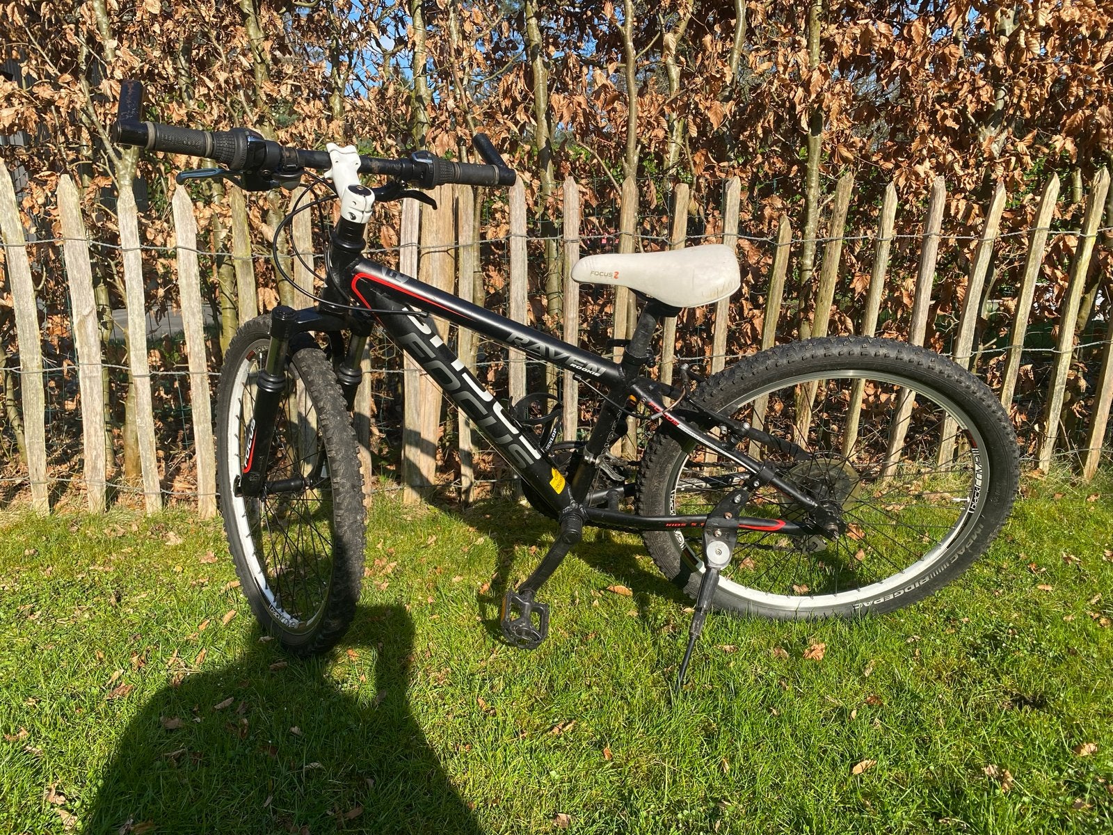 Focus Raven Mountainbike Zwart/Wit met Voorvering, Hardtail, Ophalen, Gebruikt, Overige merken