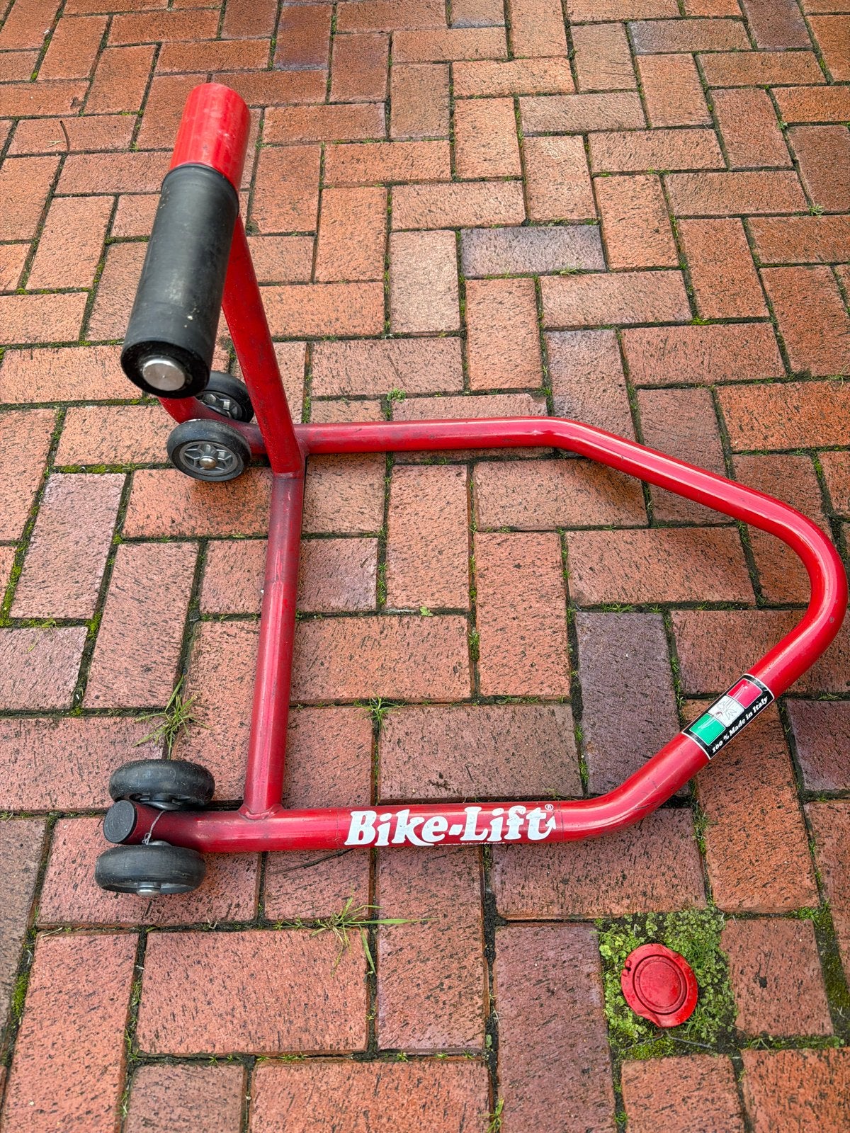 Bike-Lift Opboksteun enkelzijdige achterbrug (paddock stand), Ophalen of Verzenden, Gebruikt