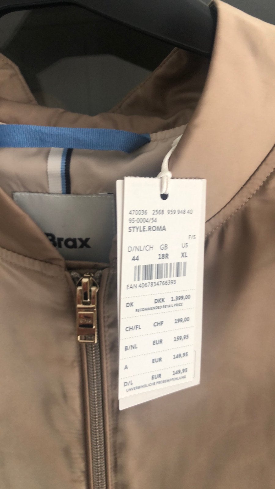 Brax zomerjas nieuw maat 44 en 46, Ophalen of Verzenden, Nieuw, Maat 42/44 (L), Bruin