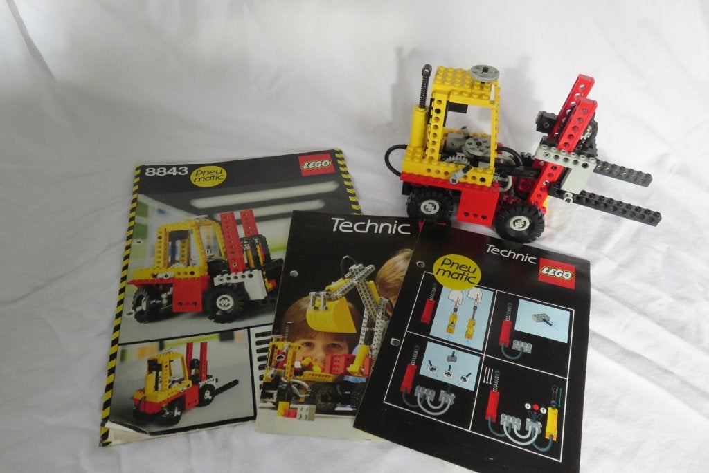 Technisch lego set 8843 fork-lift truck, Compleet, Gebruikt, Lego, Ophalen of Verzenden