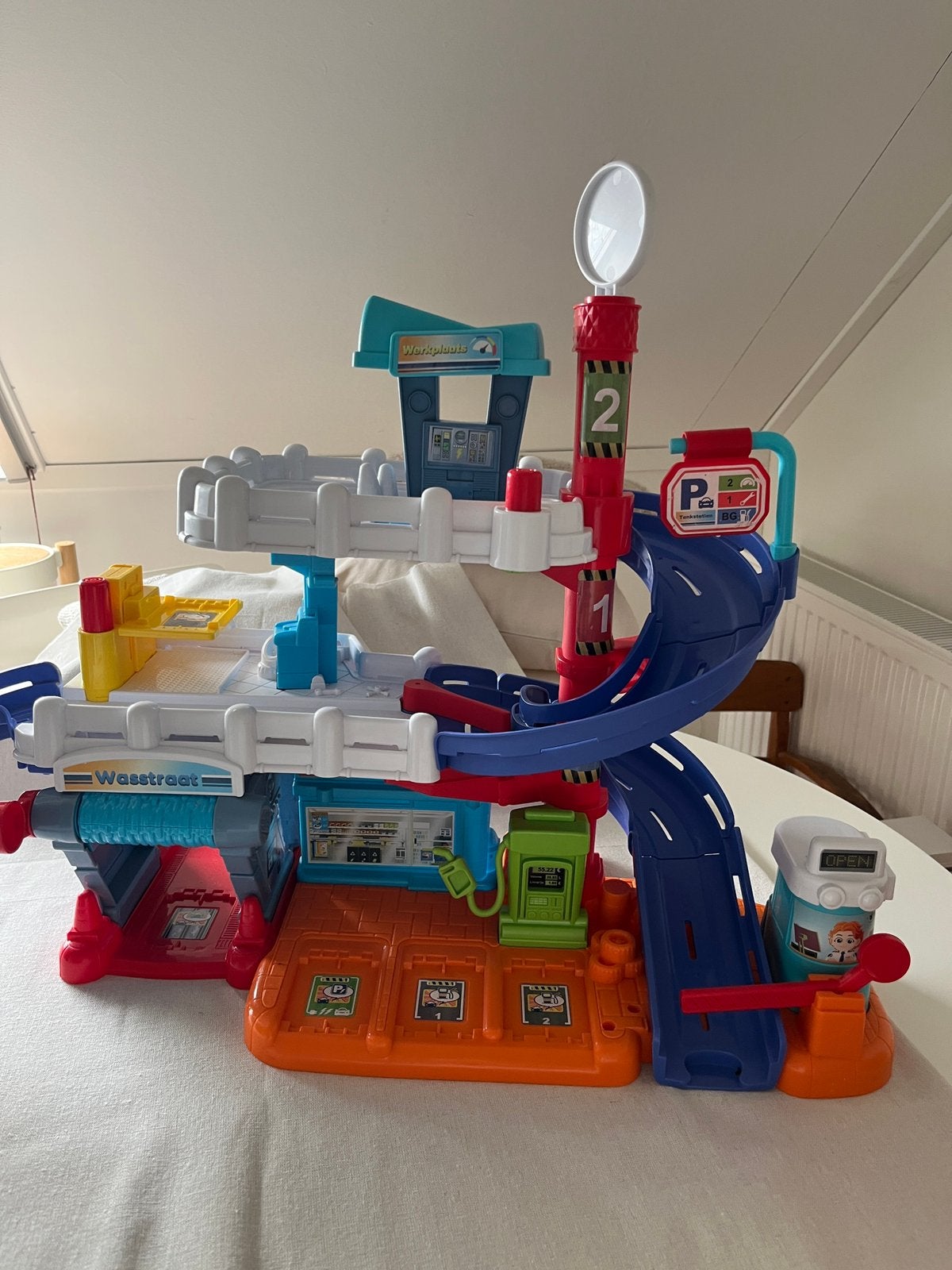 VTech Toet Toet Garage Auto Wasstraat - ophalen!, Ophalen, Gebruikt, 2 tot 4 jaar