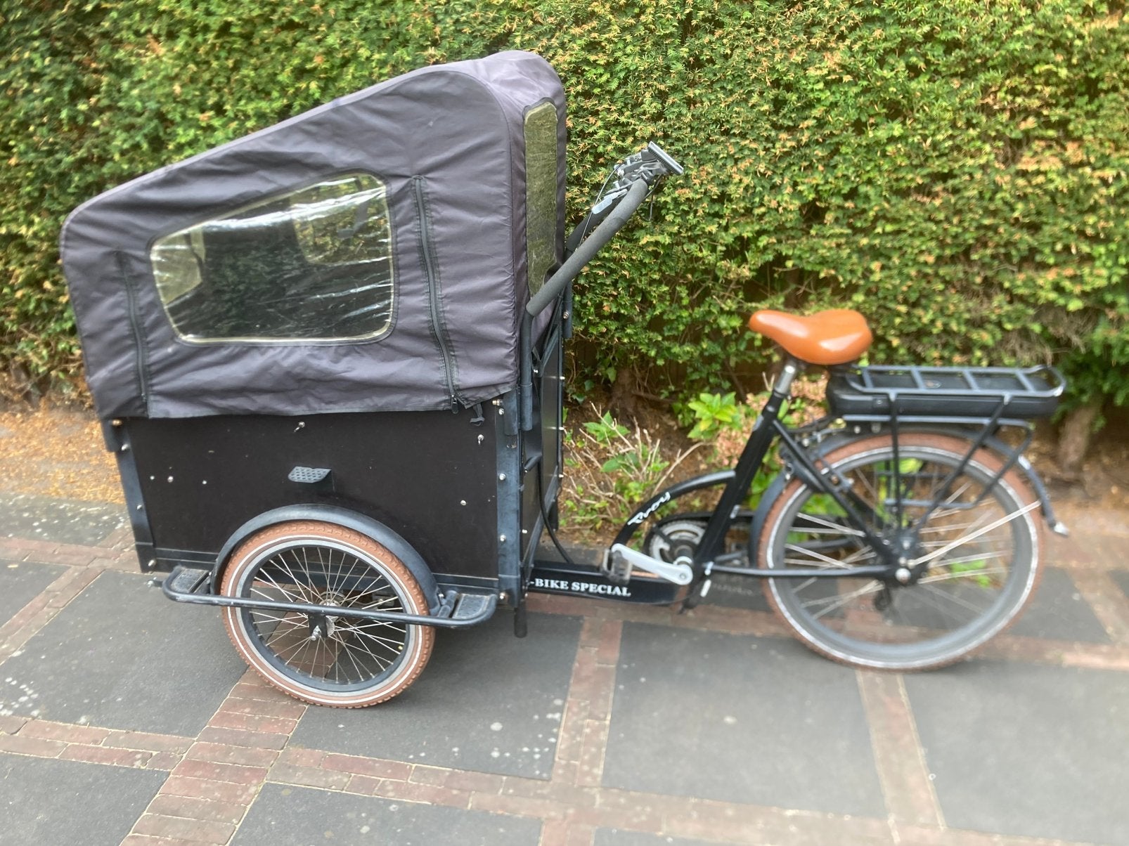 Elektrische Troy bakfiets., Ophalen, Gebruikt