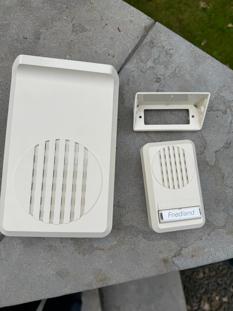 Friedland Analoge Intercom Set - Deurbel en Binnenunit, Ophalen of Verzenden, Terugspreekfunctie, Gebruikt, Bedraad