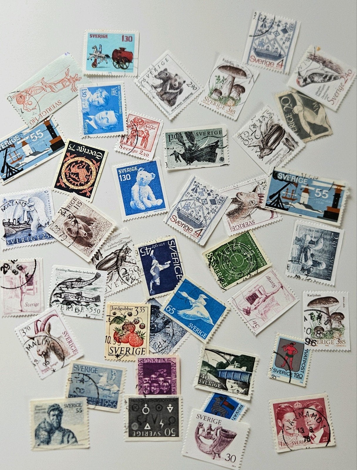 Postzegels Zweden, Verzenden, Zweden