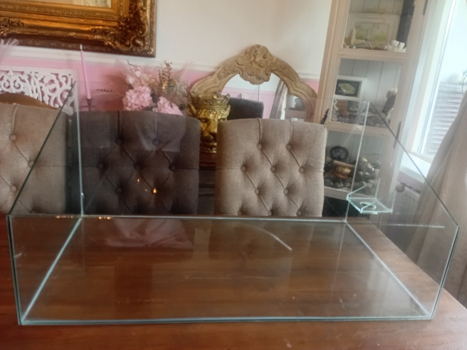 Glazen caviahok / knaagdierterrarium te koop, Dieren en Toebehoren, Knaagdieren en Konijnen | Hokken en Kooien, Zo goed als nieuw