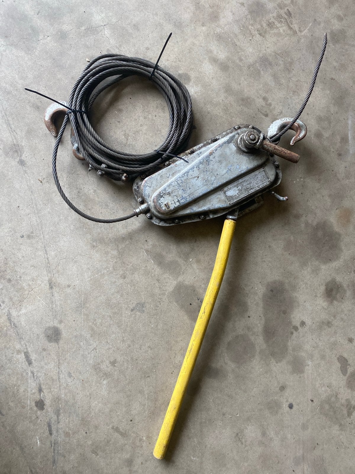 Tirfor Super Handlier met Staalkabel - Goede Staat, Ophalen