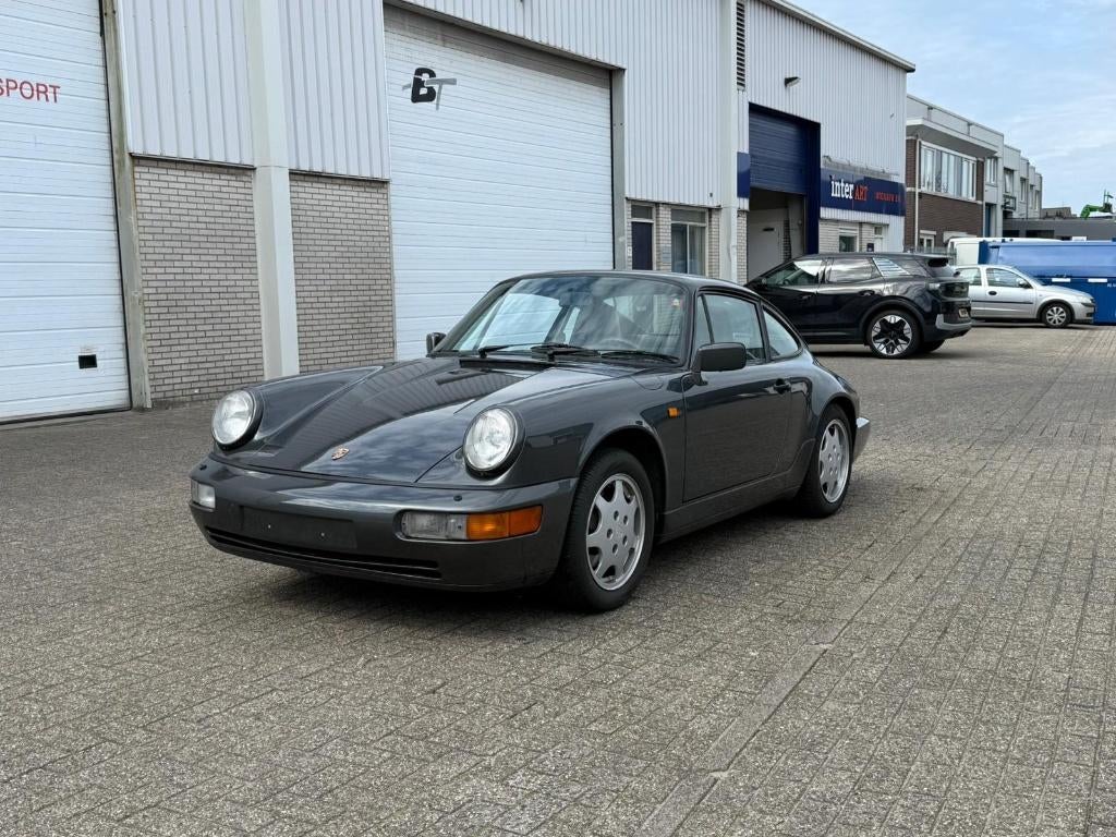 Porsche 964 C2 coupe Tiptronic 1990 'Slate Grey Metallic', Auto's, Porsche, Automaat, Achterwielaandrijving, Zwart, Bedrijf