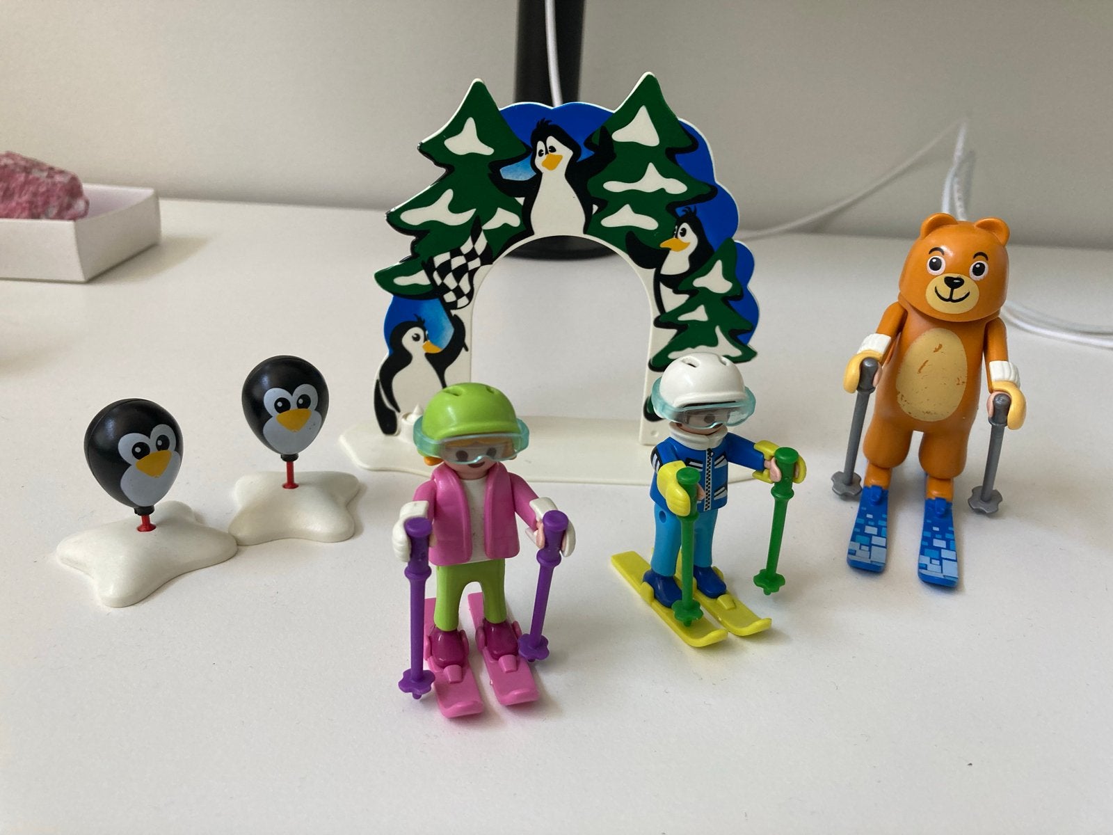 Playmobil Skiklasje met Figuren en Accessoires, Gebruikt, Complete set, Ophalen of Verzenden, Figuren