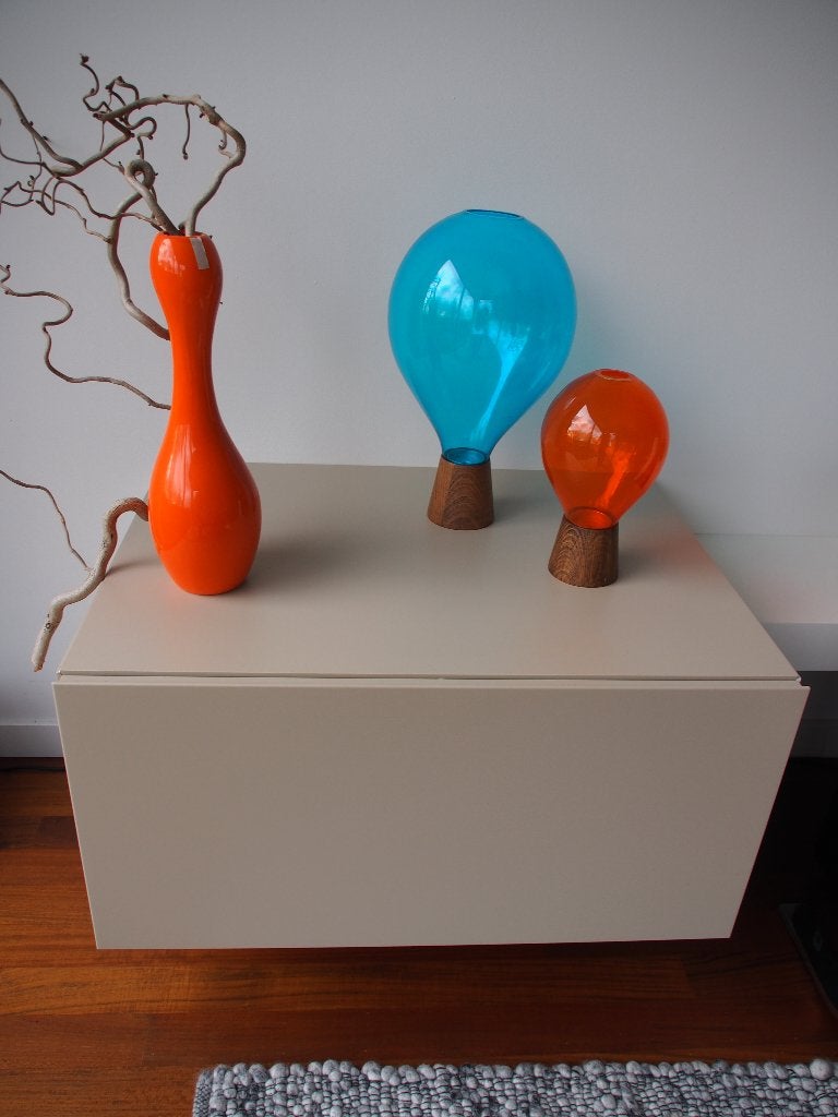 Design klepkast (evt. met aansluitend 2 wandplanken), Zo goed als nieuw, Minder dan 150 cm, Minder dan 100 cm, Met klep(pen)