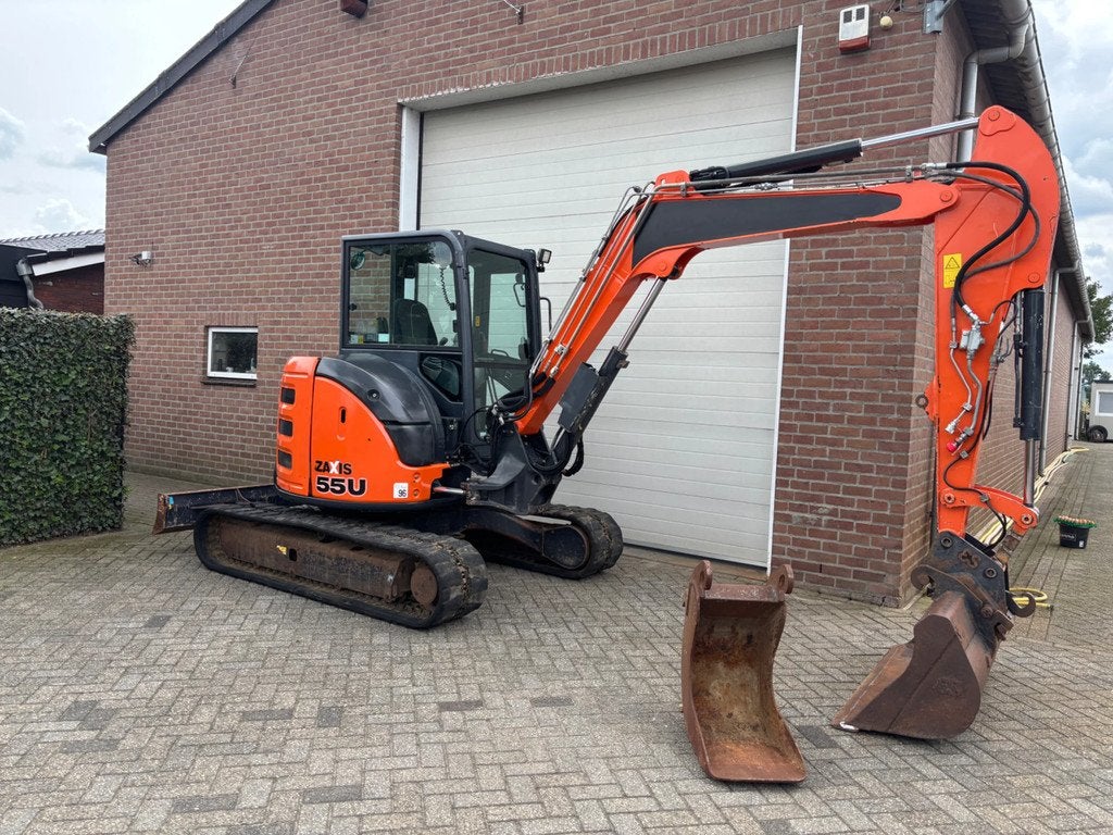 ≥ Hitachi ZX55U-5A CLR Minigraver Graafmachine Sloop/Sorteer