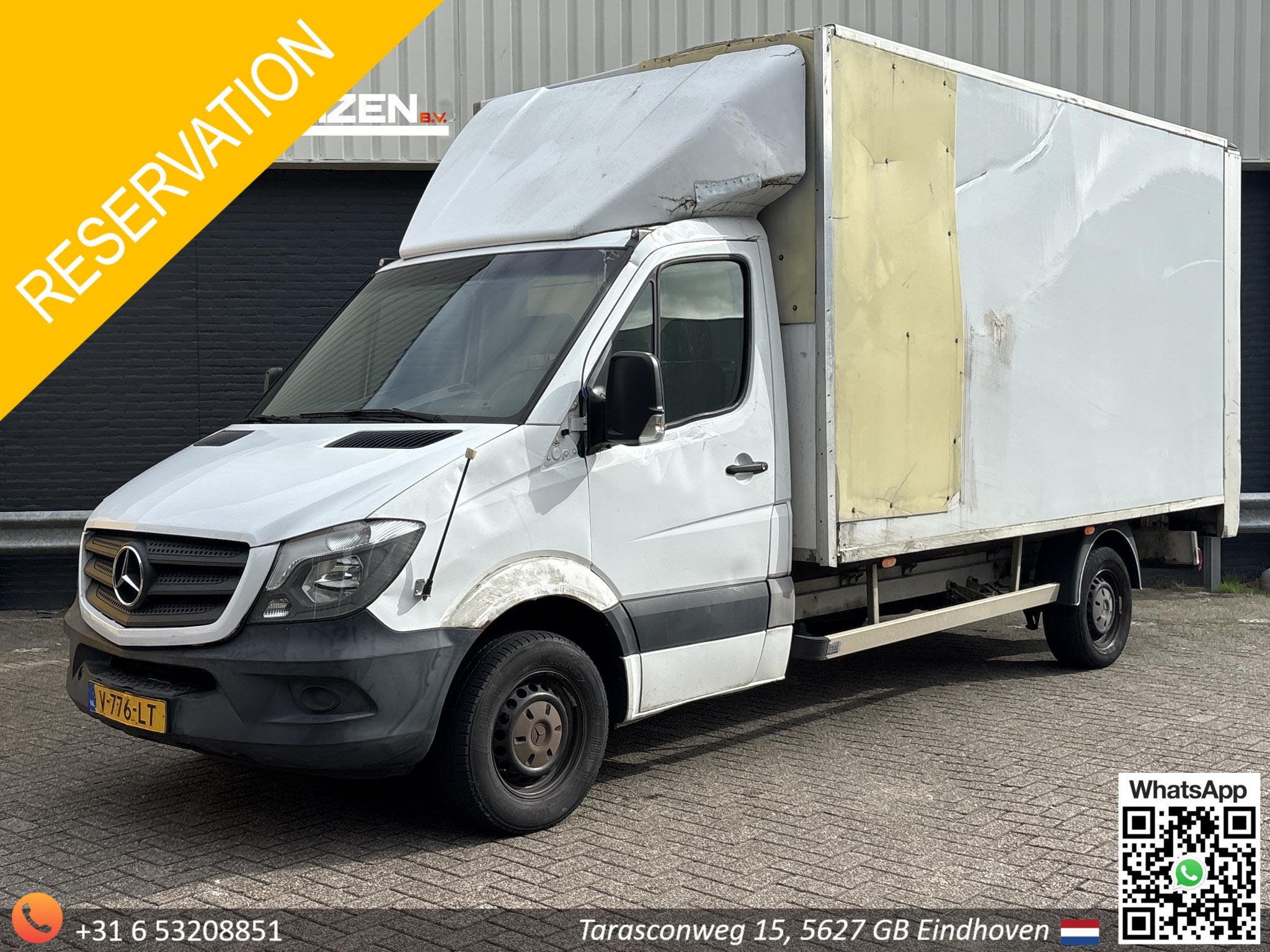 Mercedes-Benz Sprinter 414 2.2 CDI 432 HD Bakwagen Euro 6 |, Gebruikt, Euro 6, 2000 kg, Bedrijf