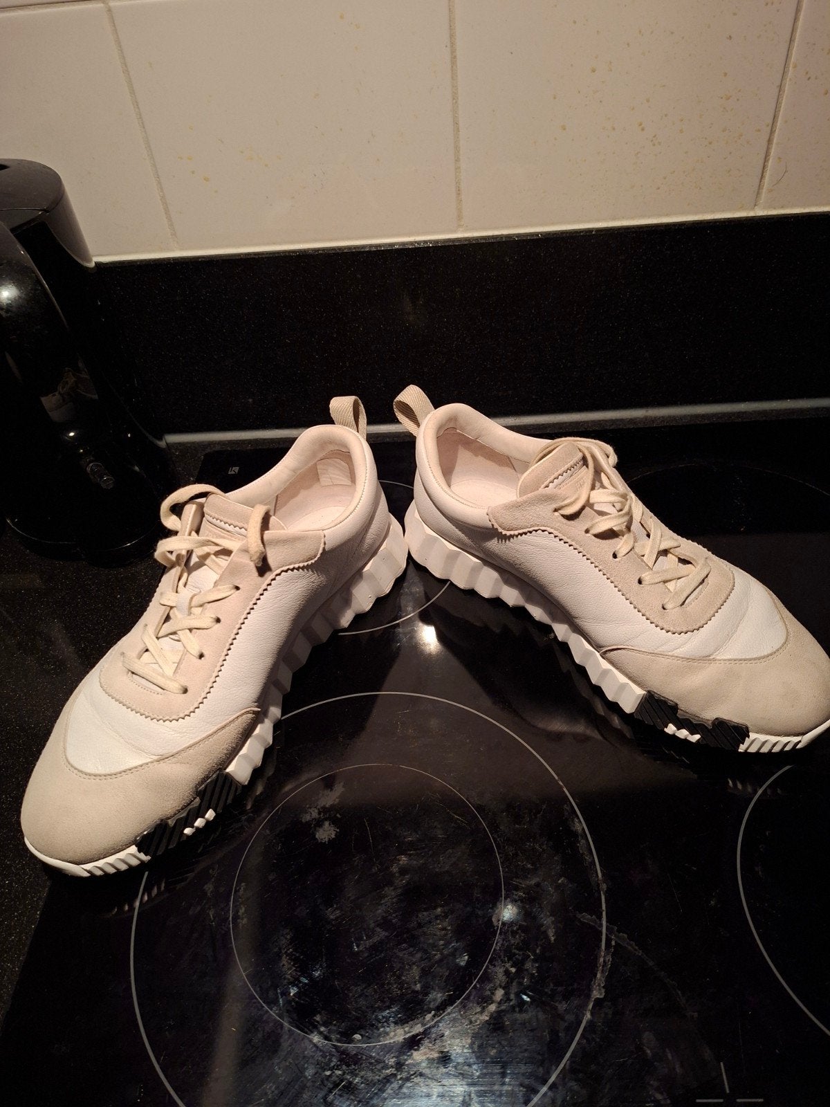 originele hermes sneakers maat 40, Ophalen of Verzenden, Wit