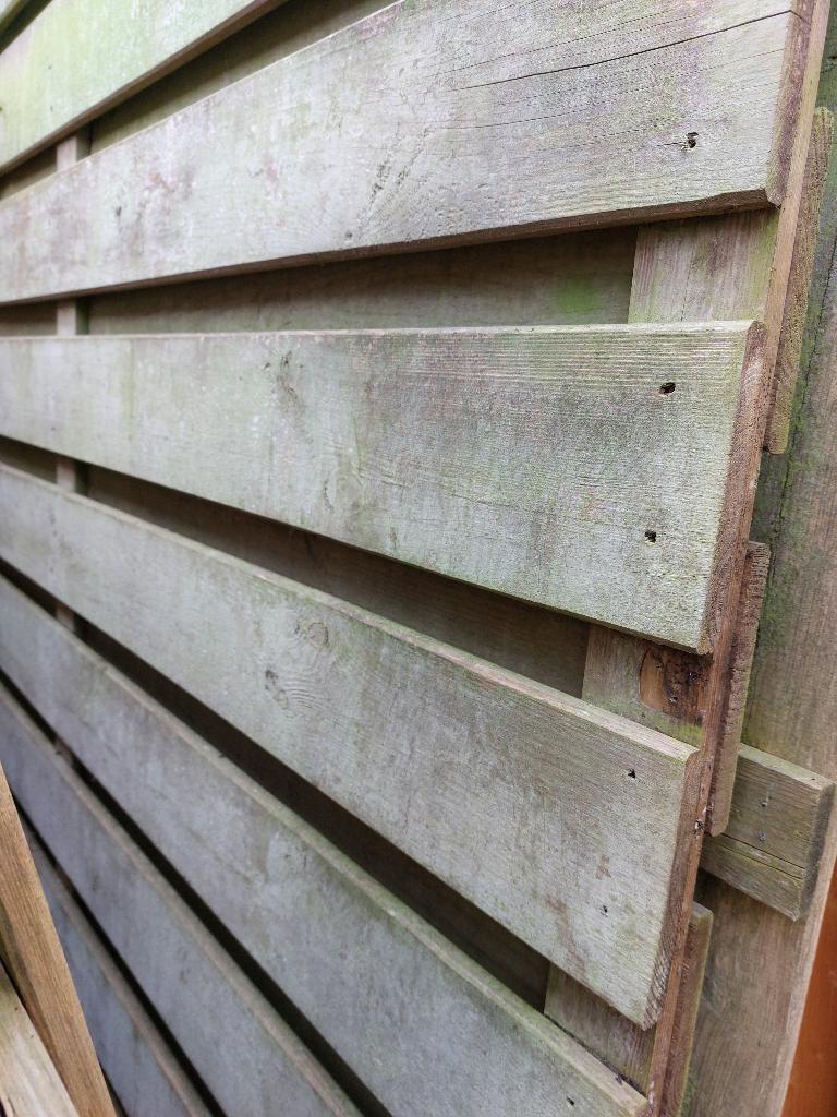 Schuttingdelen, Ophalen, Minder dan 3 meter, Hout, 1 tot 2 meter