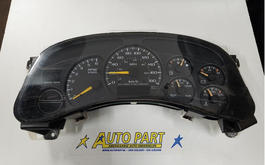 Chevrolet Silverado dashboard klok 1999, Gebruikt, Info@gm.com, Chevrolet, Ophalen of Verzenden