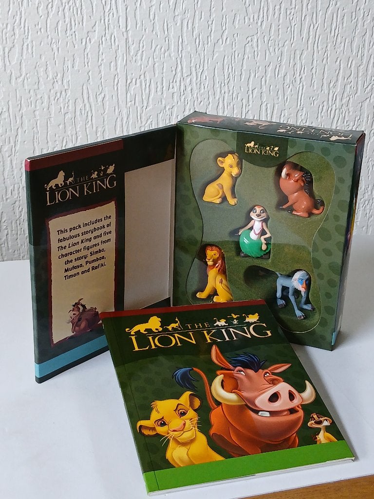 Vintage The Lion King  Figuurtjes en boek!, Ophalen of Verzenden, Nieuw