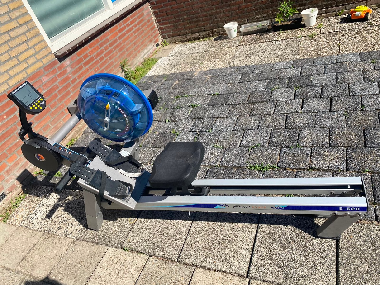 First Degree Fitness Roeitrainer E-520 Fluid Rower, Armen, Ophalen of Verzenden, Zo goed als nieuw, Metaal