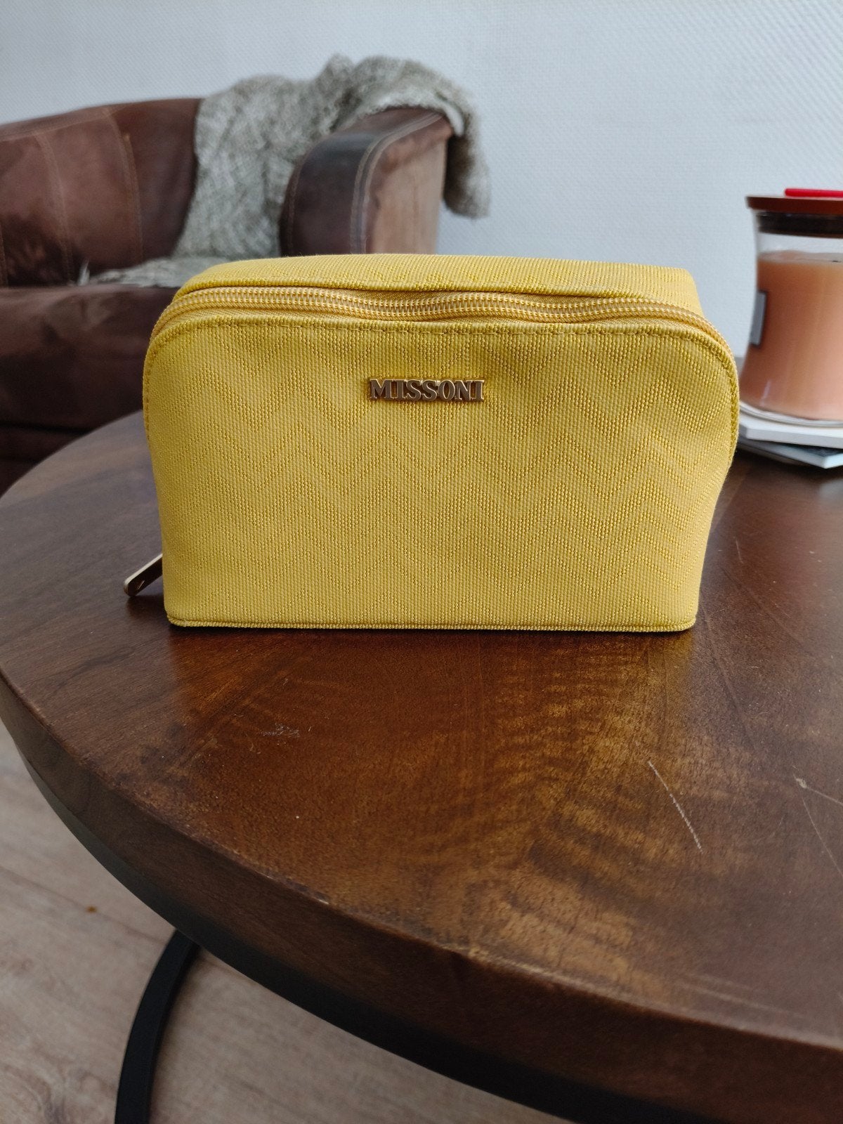 Missoni voor Delta toilettas/etui - Geel Nieuw, Ophalen of Verzenden, Nieuw, Geel, Heer of Dame