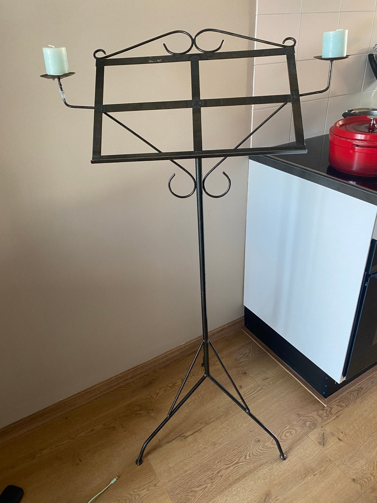 Decoratieve Muziekstandaard met Kaarshouders, Ophalen, Gebruikt, Muziekstandaard, Overige instrumenten