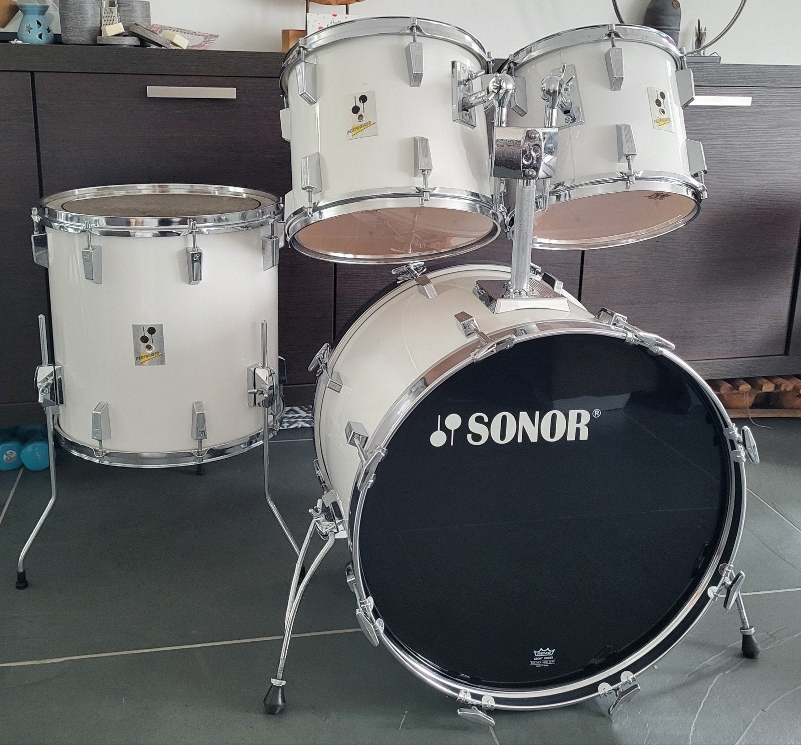 Sonor Performer shellset beech, Ophalen, Gebruikt, Sonor