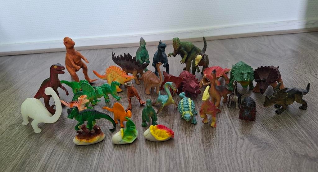 Grote set dinosaurus speelgoedfiguren, Ophalen, Gebruikt, Jongen of Meisje