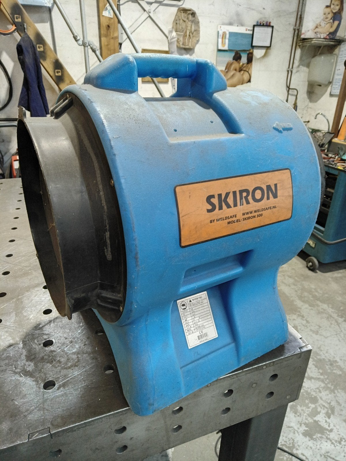 skiron afzuiging/blower/bouwventilator, Doe-het-zelf en Verbouw, Ophalen, Gebruikt