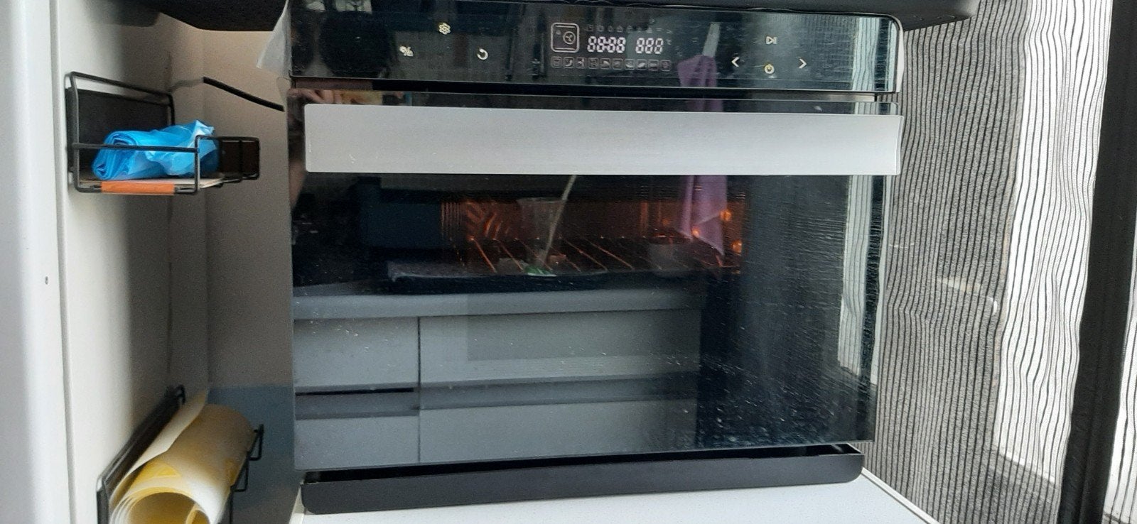 Bourgini Oven 11.3128, Ophalen, 50 tot 55 cm, Combi-oven, Vrijstaand