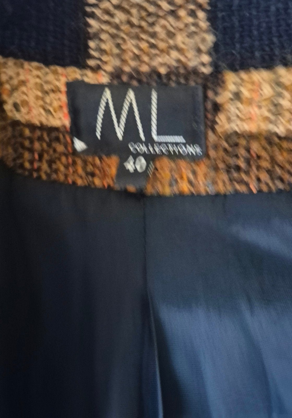 ML Collections Wollen Blazer met een nette voering & Gekleed, Maat 38/40 (M), Meerkleurig, Ophalen of Verzenden, Jasje