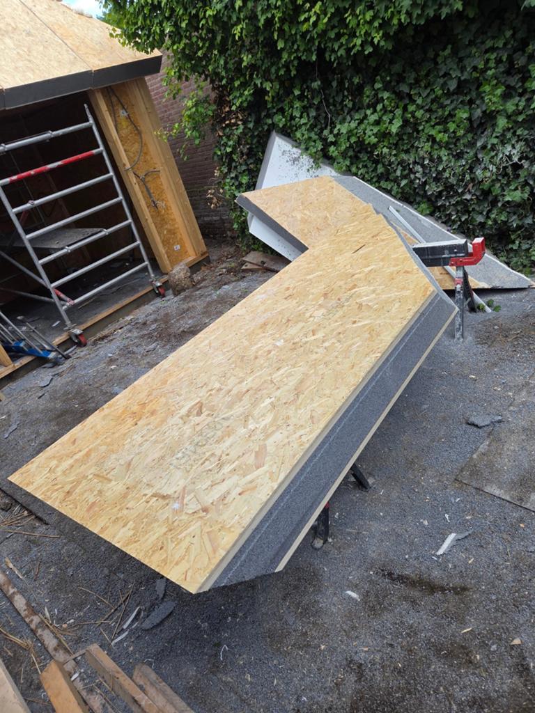 Dakplaten unidek aero riet 10.5, Doe-het-zelf en Verbouw, Dakpannen en Dakbedekking, Ophalen of Verzenden, Metaal, 15 m² of meer