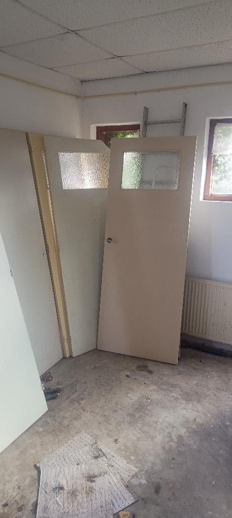 Deuren 8st, Doe-het-zelf en Verbouw, Deuren en Horren, Ophalen, Gebruikt, Minder dan 80 cm, Binnendeur