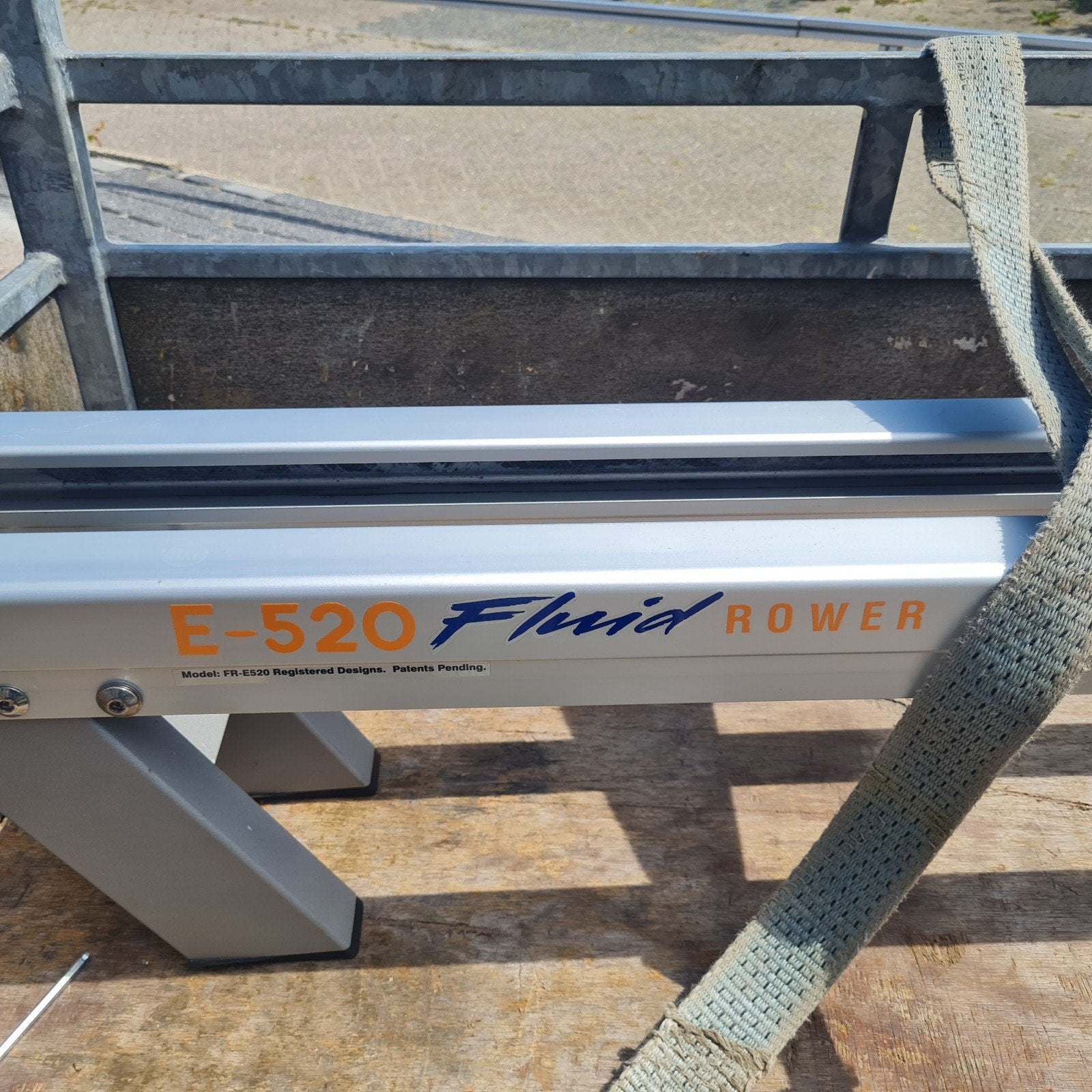 Professionele roeiapparaat E 520 fluid rower model FR-E 520, Ophalen, Gebruikt