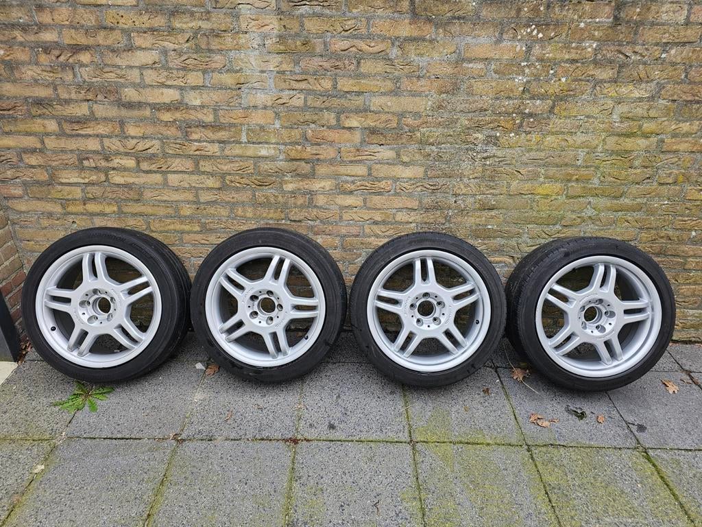 Bijna nieuwe Mercedes AMG velgen 17 inch breedset - SLK, CLK, Ophalen, 17 inch, Personenwagen, Velg(en)