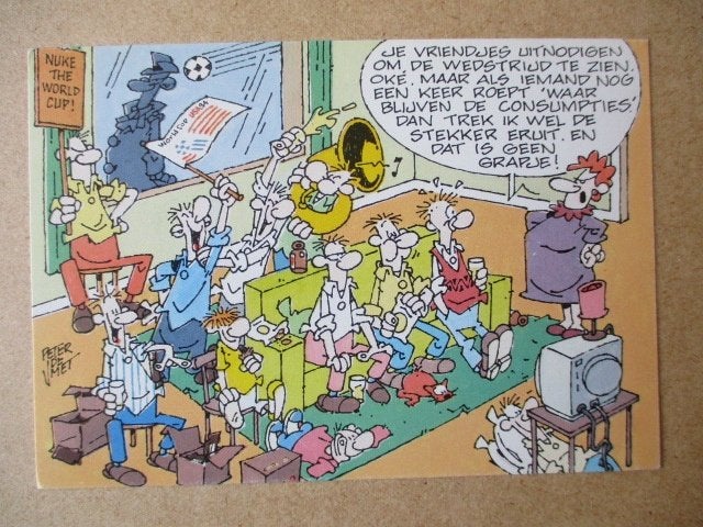 adv10968 peter de smet ansichtkaart 2, Ophalen, Overige figuren, Gebruikt, Overige typen