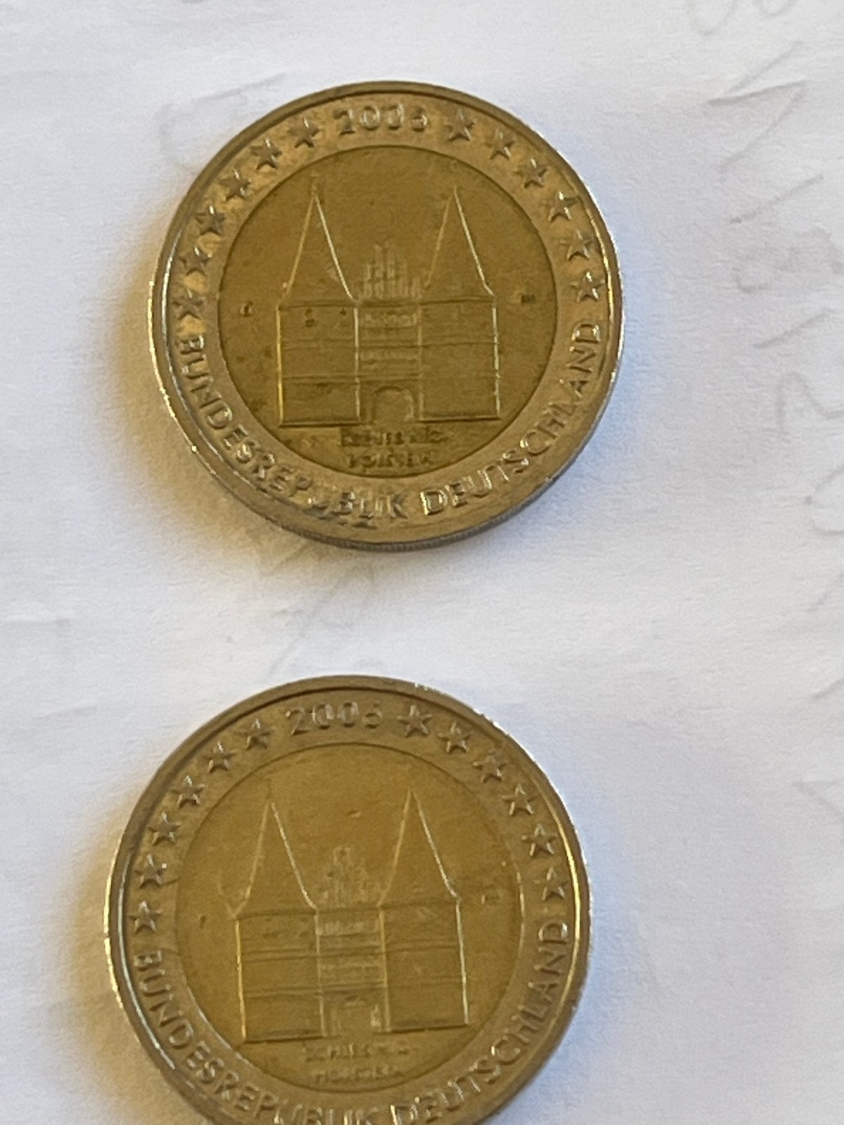 2 Euro munt Duitsland 2006 Schleswig-Holstein, Postzegels en Munten, Ophalen of Verzenden, Duitsland, Losse munt