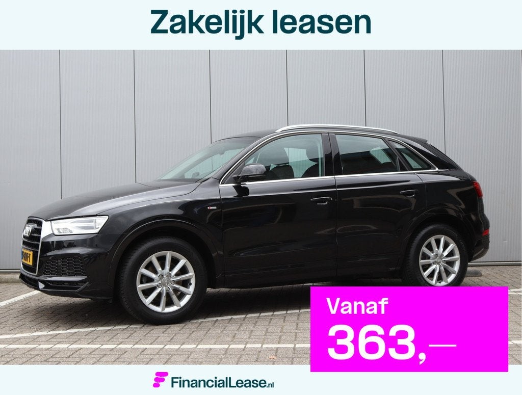 Audi Q3 1.4 TFSI CoD Advance | S-line | Trekhaak | Navigatie, 12 maanden, 4 cilinders, Zwart, Origineel Nederlands