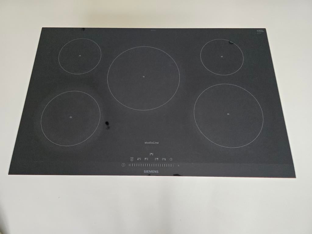 Siemens inductiekookplaat 5 zones EH877FVB1E, Ophalen, Gebruikt, Inbouw, Inductie