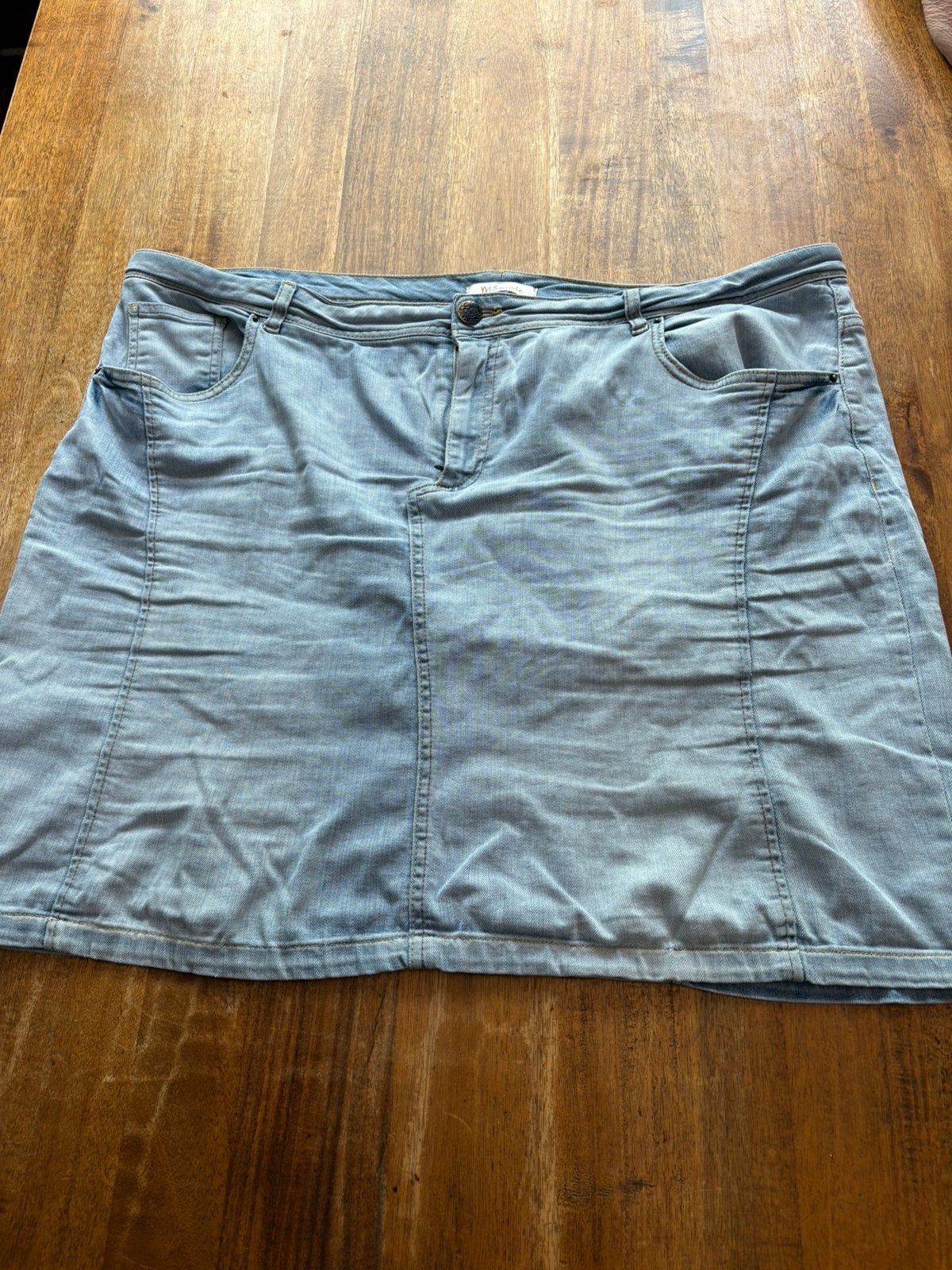 Spijkerrok maat 50., Ophalen of Verzenden, Zo goed als nieuw, Maat 46/48 (XL) of groter