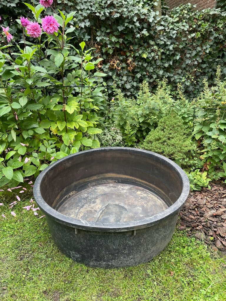 Ronde vijverbak, doorsnede 80 cm, Ophalen, Gebruikt