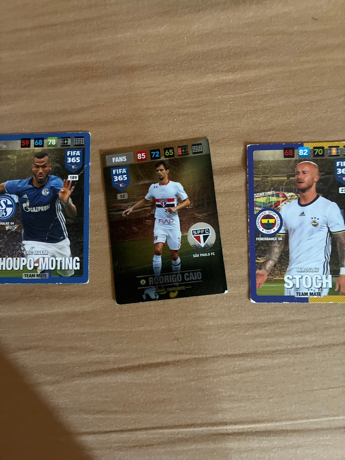 FIFA 365 Adrenalyn XL Voetbalkaarten - 3 stuks, Ophalen, Gebruikt, Buitenlandse clubs, Spelerskaart