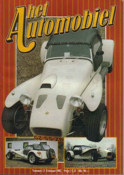 Automobiel 23 1982 : Donkervoort S7 - Auto Union Avus, Ophalen of Verzenden, Gelezen, Algemeen