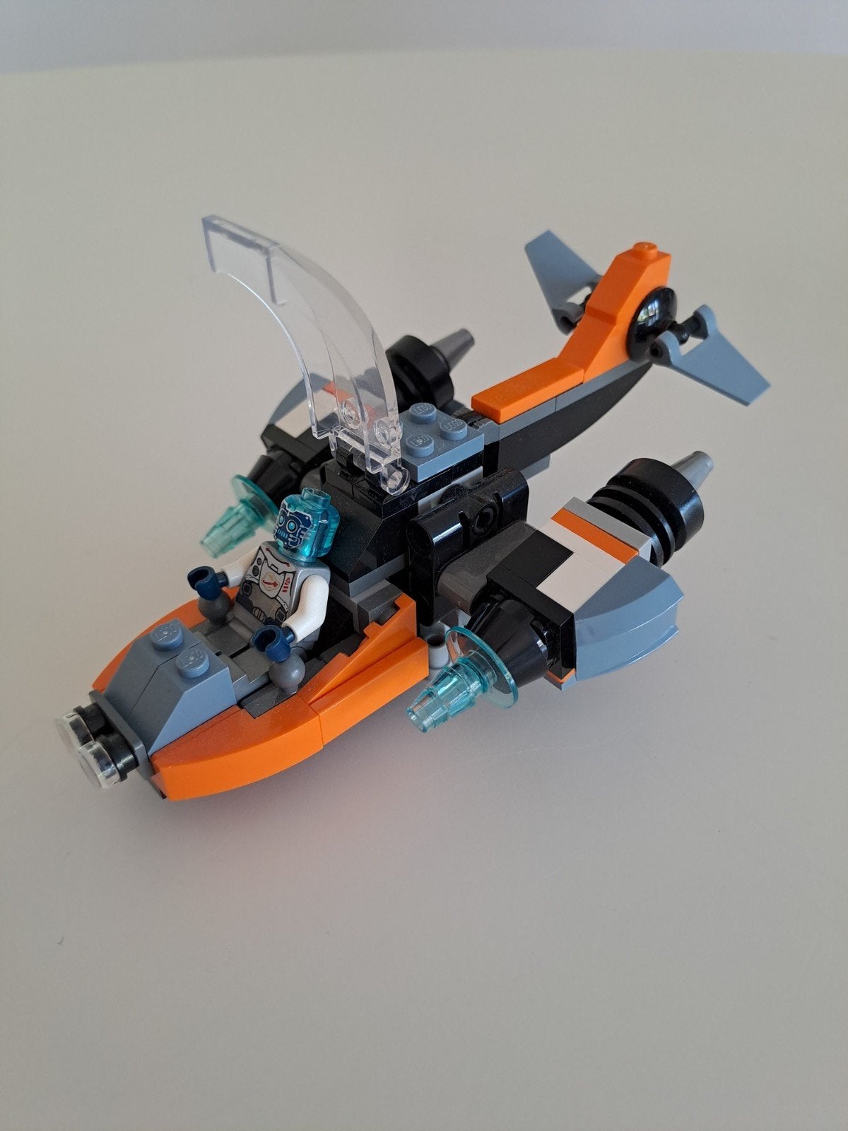 LEGO Creator 31111 Cyber Drone met handleiding, Ophalen of Verzenden, Zo goed als nieuw