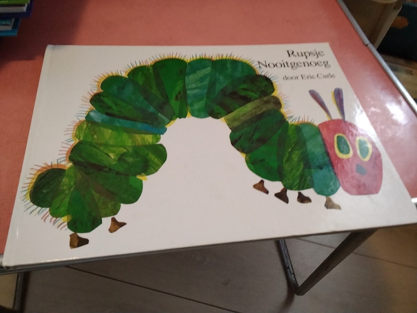 Eric carle rupsje nooitgenoeg € 5, Ophalen of Verzenden, Zo goed als nieuw, Fictie algemeen