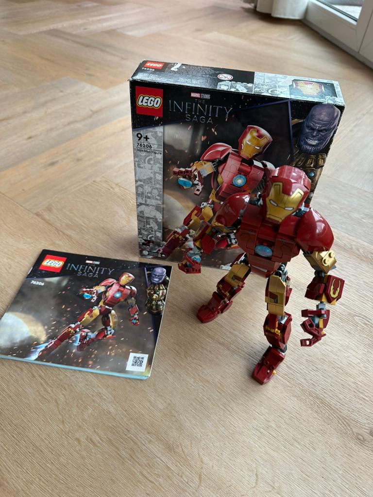 LEGO Marvel Infinity Saga Iron Man Figuur 76206, Ophalen of Verzenden, Zo goed als nieuw, Overige merken